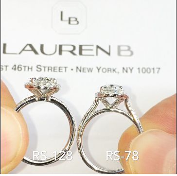 There are two types of band styles when selecting your engagement ring; the arching cathedral design and floating style. Learn which one is right for you! Cathedral Vs Non Cathedral Ring, Cathedral Ring Setting Side View, Small Simple Engagement Rings, Cathedral Setting Engagement Ring, Cathedral Design, Ring Sets Wedding, Cathedral Ring, Tiffany Engagement Ring, Cathedral Engagement Rings