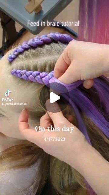 Sam Morris on Instagram: "#onthisday   #birminghamsalons #uksalons #feedinbraids #braidtutorial" Fake Hair Braids, Fake Hair, Braid Tutorial, Hair Braids, Hair Hacks, Birmingham, Braided Hairstyles, Braids, Hair