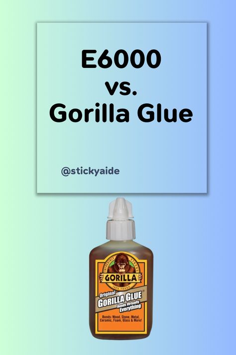 When it’s about selecting the best, you must get information first. If you are confused between two things, check their information and compare them with good and bad things. 

Here, I am going to describe the facts about E6000 and Gorilla glue to make a valid comparison. Know all the information, including the benefits, compatible materials, application process, and more. 

See the details about E6000 vs. Gorilla glue! Crafts With Glue, Best Glue, Gorilla Glue, Good And Bad, Bad Things, Facts About, The Details, You Must, Glue