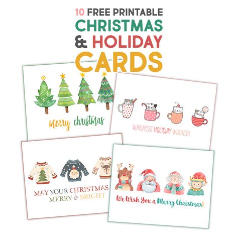 Come and enjoy this Fabulous Free Printable Christmas & Holiday Cards.  We know you will find the perfect one! Free Printable Christmas Cards are too cute! Free Christmas Card, Free Printable Christmas Cards, Fox Card, Merry Christmas Cards, Christmas Card Pictures, Santa Card, Printable Holiday Card, Xmas Pictures, Cottage Market