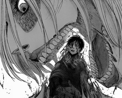 Attack On Titan on Twitter: "Anime vs. Manga… " Aot Manga, Attack On Titan Manga, Manga Wall, Anime Wall, The Titans, Eren Yeager, Manga Pages, Titan Anime, Eren Jaeger