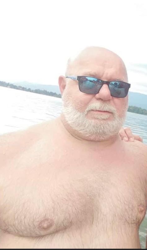 Old Fat, Chubby Guy, Chubby Men, Bald Man, Bear Man, Send Me A Message, Bear Men, Male Poses, Bearded Men