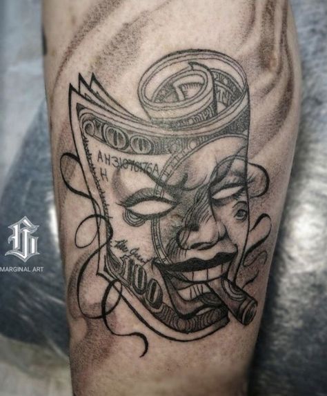 Cholo Tattoo, Traditional Chicano Tattoos, Arm Tattoos For Guys Forearm, Art Chicano, Gangsta Tattoos, Money Tattoo, Chicano Style Tattoo, Men Tattoos Arm Sleeve, Chicano Tattoo