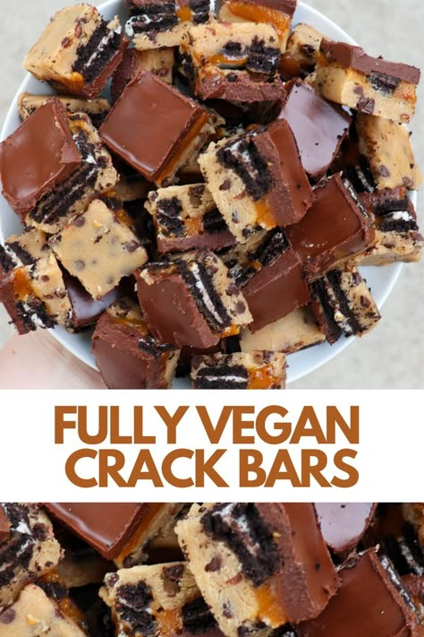 Dessert Pairing, Caramel Bars Recipe, Layered Bars, Smoothies Vegan, Vegan Cookie Dough, Vegan Baking Recipes, Vegan Bar, Plant Based Desserts, Vegan Cookie