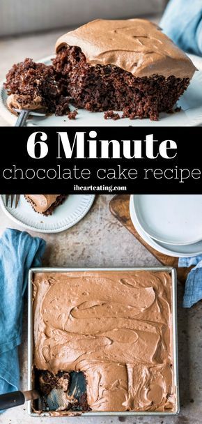 Small Cake Recipe, 1 Layer Cake, One Bowl Chocolate Cake Recipe, Adorable Desserts, Chocolate Desserts Cake, Easy Vanilla Cake Recipe, Quick Cake, Chocolate Cake Recipe Easy, Homemade Chocolate Cake