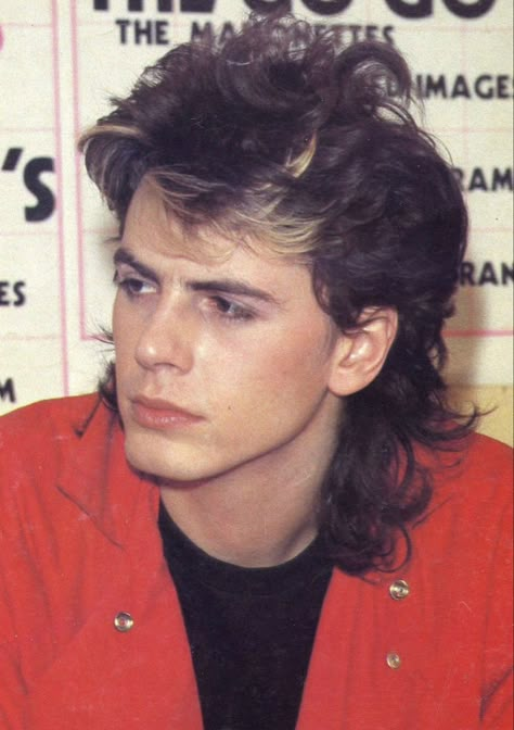 1990 Mens Hairstyles, 80s Men’s Hairstyles, 80 Men Hairstyle, 1980s Mens Hairstyles, 80s Men Makeup, 70s Hair Guys, John Taylor Duran Duran 80s, 80s Guys Hair, 80s Feathered Hair Men