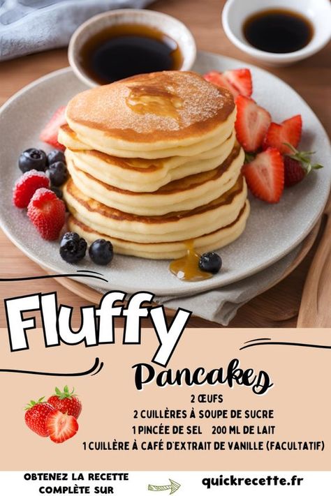 Découvrez comment réaliser des fluffy pancakes irrésistibles avec cette recette pancakes fluffy facile et rapide. Parfaits pour un brunch gourmand ou un petit déjeuner réconfortant, ces pancakes fluffy sont légers, moelleux et délicieux. N'attendez plus pour les essayer et surprendre vos proches !

#fluffypancakesrecette #fluffypancakes #recettepancakesfluffy #pancakesfluffy Pancakes Fluffy, Pancakes Healthy, Fluffy Pancakes, Pancake Recipe, Beignets, Everyday Food, Healthy Breakfast, Pancakes, Biscuits