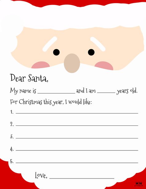 Dear Santa Letter Printables - FREE | Printabulls Dear Santa Letter Funny, Free Printable Letter To Santa Template, Printable Letter To Santa Template, Dear Santa Template, Christmas List Printable Free Kids, Letters To Santa Free Printable, Santa List Printable Free, Santa Letters To Kids Free Printable, Letters To Santa Template