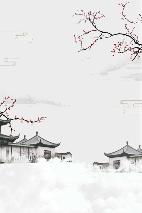 Chinese Style Wallpaper, Chinese New Year Art, Writing Background, Wallpaper Texture Seamless, Houses Wallpaper, Chinese New Year Background, Chinese Picture, Chinese Background, Chinese Wallpaper