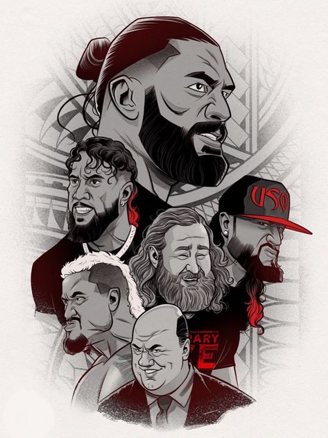 #WWE #romanreigns #TheUso #PaulHeyman #SoloSikoa #SamiZayn Roman Reigns Drawing, Wwe The Bloodline, Wwe The Usos, Wwe Posters, Roman Reigns Logo, Wwe Coloring Pages, Hustle Loyalty Respect, Tama Tonga, Wwe Belts