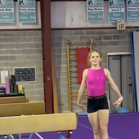 Julianna Wilson on Instagram: "Why just hop up on the beam when you can find a creative way to start your routine? I love fun beam mounts and encourage my gymnasts to add them to their routines, as long as their mount doesn’t become their dismount 😂. Here are a few of ours. #balancebeam #beammounts #level9gymnast #level6gymnast #xcelplatinum #gymnastics #gymnast #reels" Gymnastics Beam Mounts, Beam Mounts Gymnastics, Gymnastics Beam, Balance Beam, August 20, Gymnast, I Fall, Gymnastics, Beams