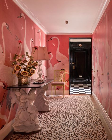 Alton Bechara maximalist nyc apartment Greenwich Village Apartment, Stair Gallery, Maximalist Interior, English Room, Diana Vreeland, Built In Bench, Greenwich Village, Pierre Frey, Nyc Apartment