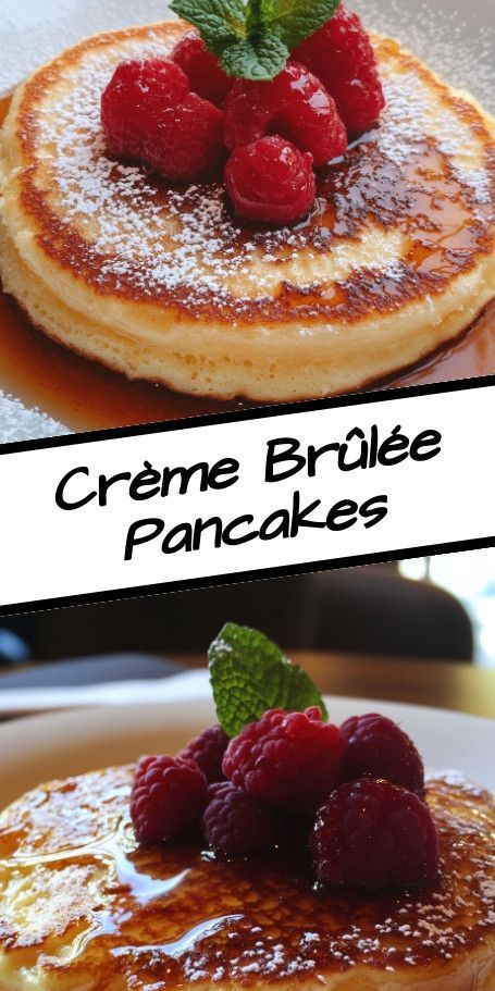 Crème Brûlée Pancakes: Elevate Your Brunch Game with Decadent Flavor Indulge in a gourmet breakfast experience with Crème Brûlée Pancakes! This luxurious recipe blends fluffy pancakes with the creamy richness of traditional crème brûlée, perfect for special occasions or a sweet treat. Easy to make and irresistibly delicious, these pancakes will impress everyone at your brunch table. #CremeBruleePancakes #GourmetBrunch #DecadentBreakfast #BrunchGoals #PancakeLovers ..... Luxurious Breakfast, Gourmet Breakfast, Breakfast Lovers, Unique Recipe, Brunch Table, Caramelized Sugar, Fluffy Pancakes, Waffle Recipes, Breakfast Treats