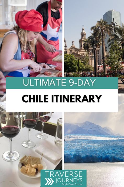 Planning a trip to Chile and want to include the W Trek in Patagonia, a four or five day midlevel trek? You’re in the right place! We’ve planned the perfect 9 days in Chile itinerary for you that gives you a bit of city and seascapes as well as folding in some trekking time in Patagonia! Chile Itinerary, Chile Trip, W Trek, Patagonia Chile, Santiago Chile, Planning A Trip, Bolivia, Travel Itinerary, All Around The World