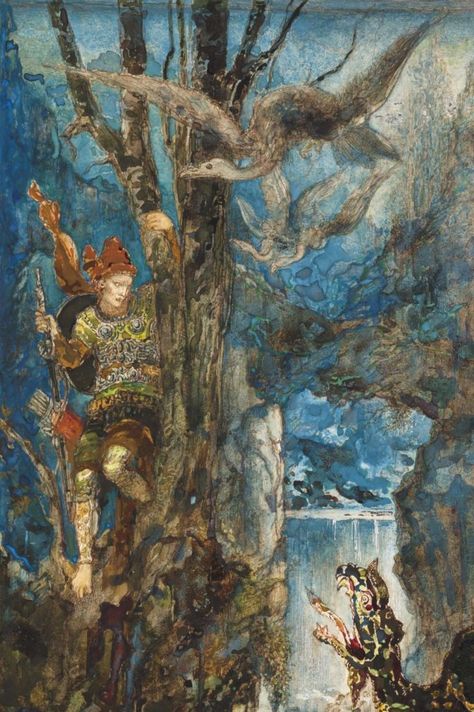 Unseen and fabled Gustave Moreau paintings head to Waddesdon Manor – Museum Crush Moreau Paintings, Evocative Art, Fantasy World Art, Musée Gustave Moreau, Colorful Shrubs, Waddesdon Manor, Gustave Moreau, Fantasy Genre, 1001 Nights