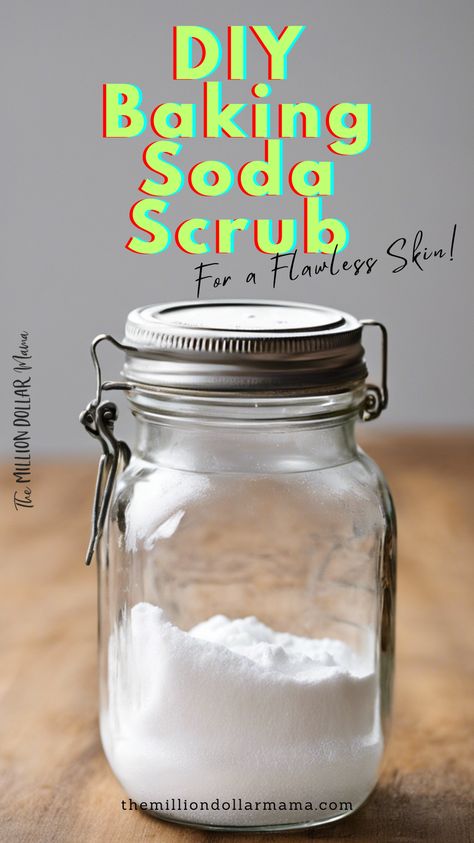 This guide on how to prapare your own DIY Baking Soda Scrub, an effective and natural skincare product, emphasizes its role in sustainable beauty practices, that you can always have around the house. Diy Baking Soda Face Scrub, Baking Soda Exfoliating Scrub, Baking Soda Body Wash, Baking Soda Scrub Diy, Baking Soda For Face, Exfoliating Body Scrub Diy, Homemade Exfoliating Scrub, Diy Exfoliating Face Scrub, Exfoliating Scrub Diy