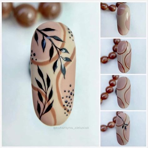 Quick Nail Art, Nail Art Designs Images, New Nail Art Design, Art Deco Nails, Nail Drawing, Nail Techniques, Nail Art For Beginners, Nail Art Techniques, Nail Art Designs Diy