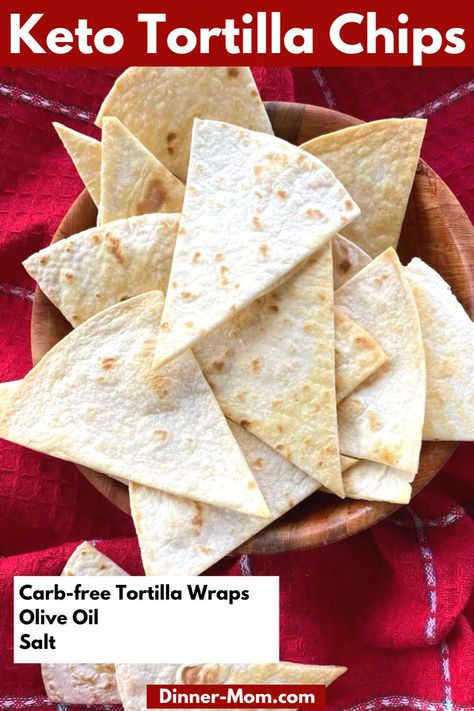 You don't have to give up your favorite party food just because you're following a low-carb diet. With this easy, homemade recipe for Keto Tortilla Chips, you can still enjoy the delicious crunch of tortilla chips without worrying about the carbs. With a few simple ingredients, you can make a big batch of chips that are sure to be a hit at any party. How To Make Keto Chips, Tortilla Shell Chips, Easy Tortilla Chips Recipe, Chips Made From Low Carb Tortillas, How To Make Keto Tortilla Chips, Homemade Low Carb Tortilla Chips, Homemade Keto Tortilla Chips, No Carb Tortilla Chips, Carb Balance Tortilla Chips