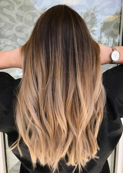 Looking for a change in this fall? it’s time to head to the salon and hit the refresh button. We have rounded up the... Color Melting Hair, Brown Ombre Hair, Blond Balayage, Ash Blonde Balayage, Ombre Hair Blonde, Straight Hair Cuts, Gorgeous Hair Color, Balayage Blonde, Brown Hair Balayage