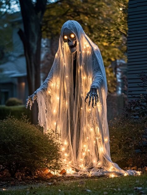 10 Creative Halloween Outdoor Decor Ideas for a Spooky Yard Scary Halloween Decorations Outdoor, Outdoor Decor Ideas, Halloween Board, Halloween Diy Outdoor, Halloween Outside, Casa Halloween, Creepy Halloween Decorations, Ange Demon, Halloween Outdoor