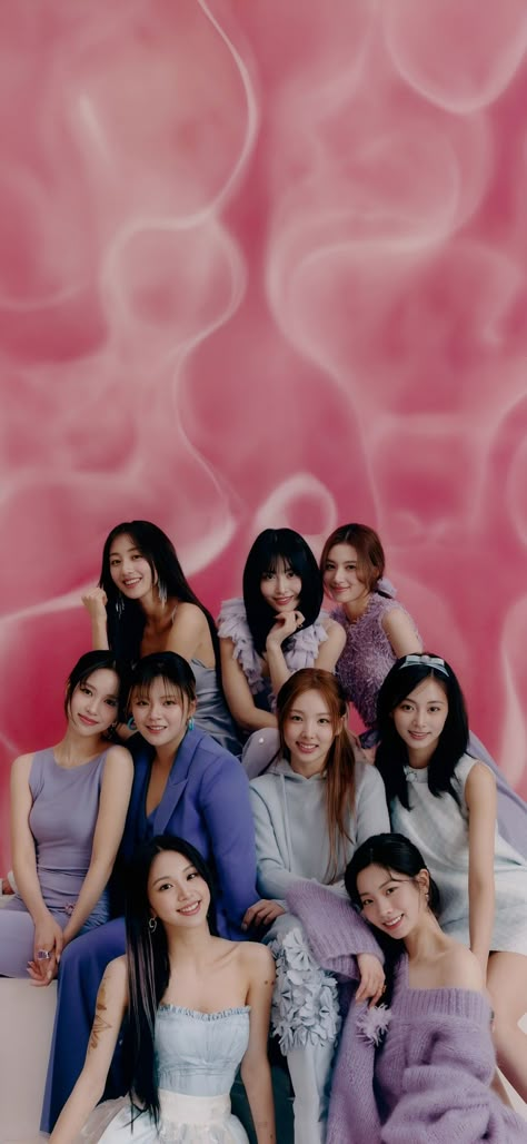 #TWICE Wallpaper Ot9 Twice Wallpaper, Twice Logo, Cool Kpop Wallpapers, Twice More & More, Twice Photoshoot, Twice Group, Kpop Backgrounds, Twice Album, Twice Wallpaper