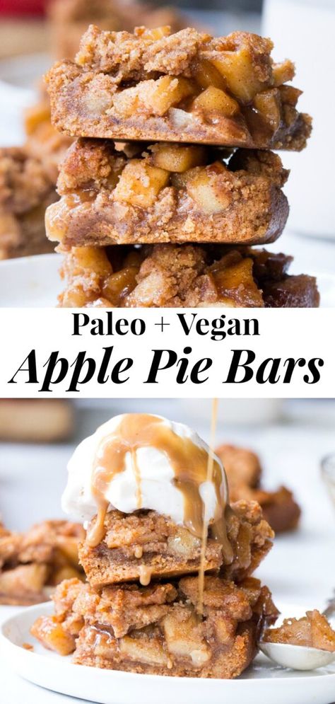 Paleo Apple Pie, Cheesy Breakfast, Paleo Apple, Perfect Apple Pie, Vegan Apple Pie, Butter Crust, Plats Healthy, Apple Pie Bars, Authentic Mexican Recipes