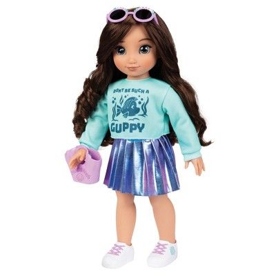 Disney ily 4EVER Inspired 18″ by Ariel Doll Ily Dolls, Disney Ily 4ever, Toy City, Teal Sweatshirt, Ariel Doll, Stitch Stuff, Big Brown Eyes, Inspired Handbags, Brown Hair Brown Eyes