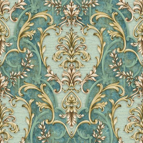 Rococo Phone Wallpaper, Rococo Pattern Design, Ornate Wallpaper, French Rococo Wallpaper, Rococo Fabric Patterns, Baroque Aesthetic, Baroque Floral Pattern, Rococo Motifs, Rococo Pattern