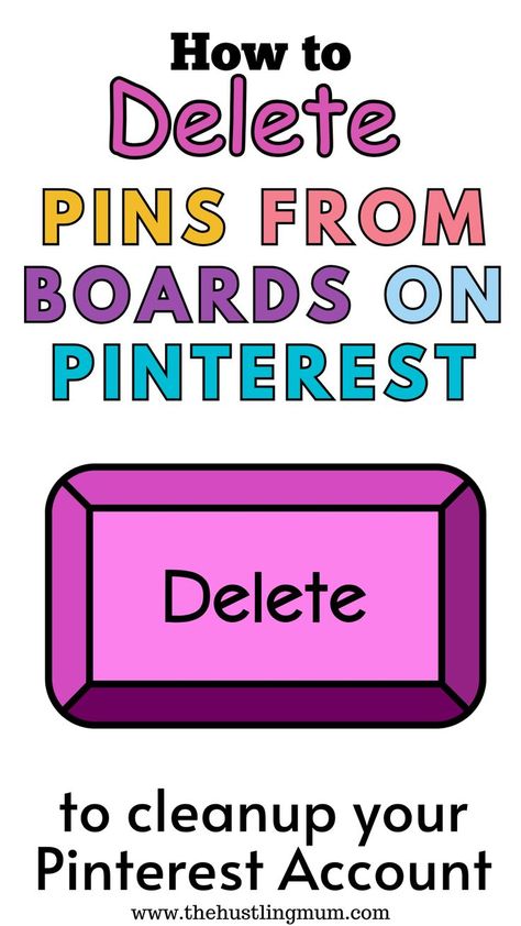 Delete Saved Pins from Pinterest Boards How To Use Pinterest For Beginners, How To Remove Saved Pins From Pinterest, Delete Pins From Board Pinterest, How To Remove Pins From Pinterest, How To Delete A Board On Pinterest, How To Delete Saved Pins, How To Delete Pins, How To Delete Saved Pins On Pinterest, How To Delete Pins From My Board