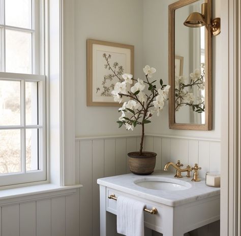 Small Modern Farmhouse, Weird Vibes, Modern Farmhouse Cottage, Tudor Cottage, Basement Inspiration, Primary Bath, Cottage Inspiration, Cottage Bathroom, Small Farmhouse