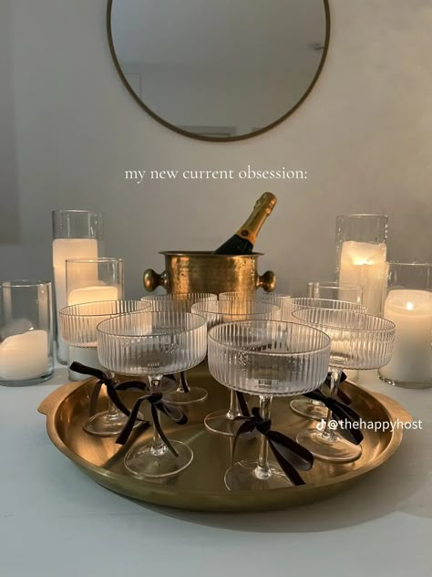 New Year Decorations Ideas 2024 Diy, White Black Gold Party Decor, House Party Classy, Small Birthday Decorations Simple Men, Girls Night In Table Decor, Dinner Party In Small Apartment, New Year’s Eve Dinner Party Table, Classy 70th Birthday Party Ideas, Birthday Party Bar Ideas