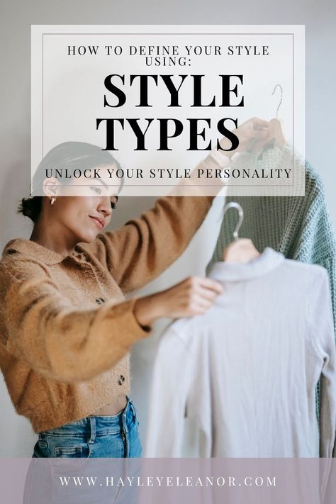 Are you tired of feeling like your wardrobe lacks a cohesive identity? Everyone has a unique style that reflects their personality, but sometimes it can be difficult to pinpoint exactly what that style is. Understanding the different style types can help you identify what resonates with you and create a wardrobe that truly reflects who you are. Are you more Classic, Romantic, Relaxed, Minimal, Heritage, Preppy, Edgy or Bohemian? Read on... Relaxed Classic Style Fashion, Classic Style Personality Outfits, Different Types Of Fashion Styles Aesthetic Women, Classic Relaxed Outfits, Romantic Style Wardrobe, What Are The 8 Core Style Aesthetics Types, Minimal Preppy Style, Developing Personal Style, Feminine Classic Style Outfit Ideas