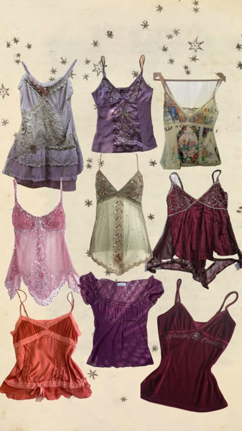 #meuprimeiroshuffle #myfirstshuffle #y2k #whimsigoth #vintage #clothes Whimsical Garden Outfit, Whimsical Summer Outfit, Clothes Shuffles, Meeting Celebrities, Clothes Purple, Witchy Outfits, Purple Tops, The Cardigans, Earthy Outfits