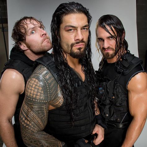 Unseen Photos of The Shield! . #RomanReigns #WWERomanReigns #WWERomanReignsFan #RomanEmpire #RomanNukes #SamoanPowerhouse #SamoanBadass… Roman Reigns Shield, Roman Wwe, Wwe Shield, Wwe Seth Rollins, Wwe The Shield, Shield Wwe, Joe Anoaʻi, Roman Reigns Smile, Wwe Outfits