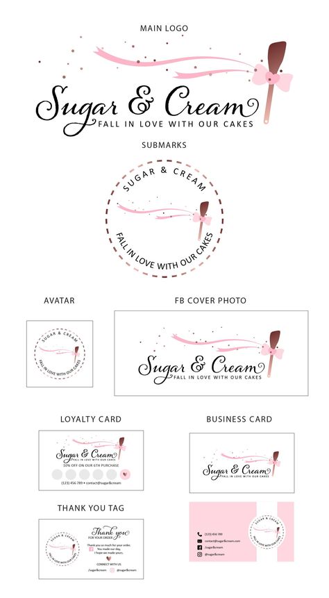 Bakery Logo Spatula Logo Rose Gold Baking Log Bakeshop Logo, Cake Shop Names, Logo Cake Shop, Cake Business Names, Bakery Branding Logo, Cake Shop Logo, Logo Dessert, Bakery Branding Design, Bakery Names