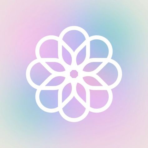 Pastel Blue Purple Pink Aesthetic App Icons, Cute Photos App Icon, Rainbow App Icons, Phone Homescreen Wallpaper, Photos App Icon, Pastel App Icons, Samsung Photos, Phone App Icons, Pastel Icons