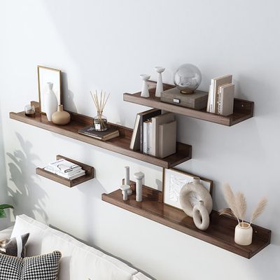 Open Shelf Decor Bedroom, Wall Shelves Ideas Living Room, 3 Wall Shelf Ideas, Small Office Floating Shelves, Living Room Designs Shelf, Small Shelves Decor Living Room, Shelfs On The Wall, 3 Wall Shelves, Wall Shelf Ideas Office