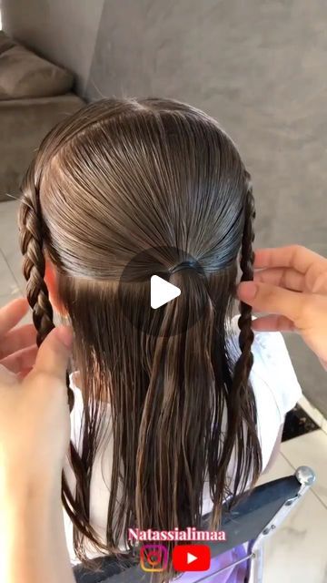 Cute And Easy Hairstyles For Preteens, Braids On Toddler Girl, Hair Dos For Girls Long Hair, Holiday Toddler Hairstyles, Fun Kid Hairstyles, Medium Length Hairstyles For Kids, Easy Hairstyles For Medium Hair Kids, Easy Gymnastics Hairstyles For Kids, Easy Hairstyles For Kindergarten