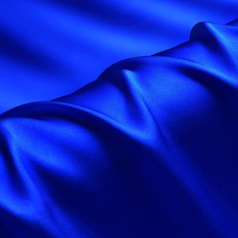 Blue Aesthetic Dark, Light Blue Aesthetic, Silk Satin Fabric, Wedding Fabric, Royal Blue Color, Satin Shirt, Silk Pillowcase, Silk Charmeuse, Stretch Satin