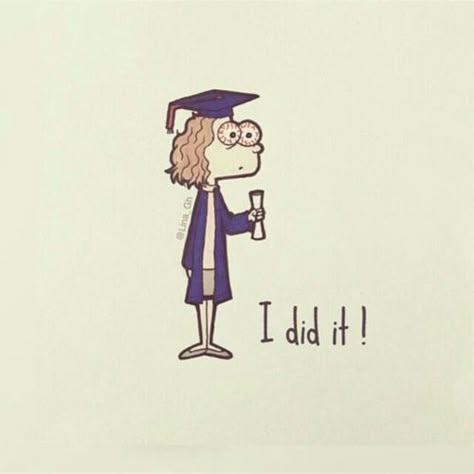 I Did It Quotes Graduation, Love Dibujos, Graduation Drawing, Graduation Video, Graduation Wallpaper, Graduation Images, Heart Image, Graduation Congratulations, Graduation Cap And Gown