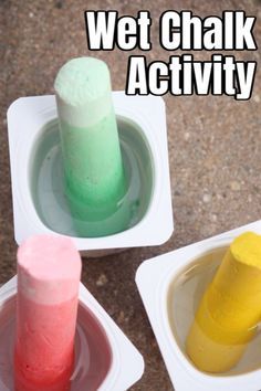 Easy Water Activities For Preschool, Chalk Preschool Activities, Art Field Day Activities, Outdoor Play Ideas Preschool, Outdoor Activity For Toddlers, Preschool Activities Outdoor, Outside Activities For Kids Preschool, Water Activities For Preschool, Colour Activities Preschool