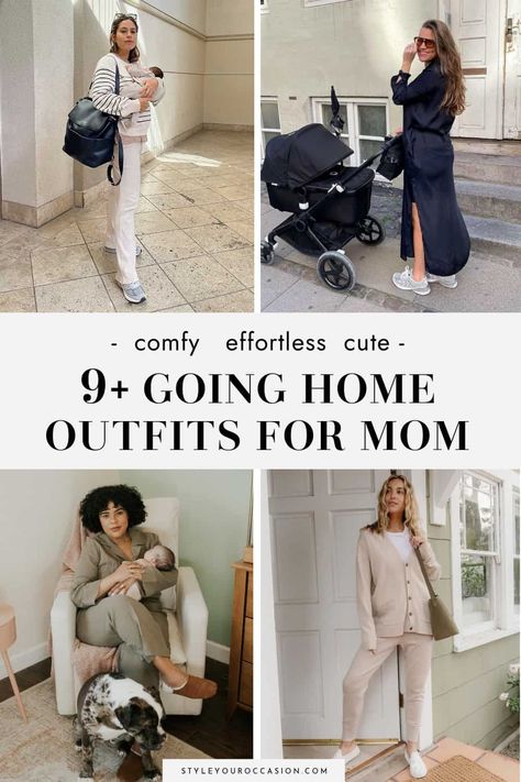 Outfits For After Giving Birth, Hospital Post Partum Outfits, Mother Going Home Outfit, Post Birth Hospital Outfit, Mom Going Home From Hospital Outfit, Out Of Hospital Outfit Mom, Going To Hospital Outfit, Coming Home From The Hospital Outfit, Comfy Going Home Outfit For Mom