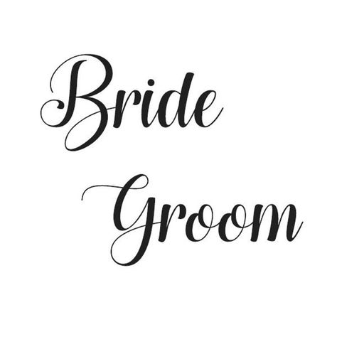 Bride and Groom Wedding Label Set Vinyl Decal Stickers 325 | Etsy Vinyl Creations, Wedding Labels, Vinyl Labels, Oracal 651, Wedding Bridesmaid, Transfer Tape, Free Wedding, Vinyl Lettering, Wedding Groom