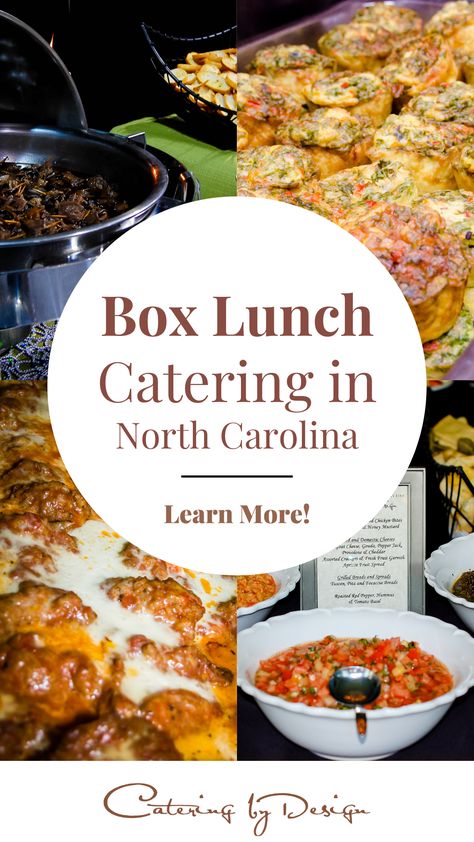 Are you looking for the best catering service for your event? We will deliver box lunches to your events in North Carolina! Check out our menus to find your perfect catering plan. box lunch ideas | box lunch ideas catering food | box lunch ideas for party | box lunch ideas catering picnic | box lunch ideas catering for kids | holiday catering | Catering display | Catering display elegant | Social event catering Corporate Lunch Ideas Catering, Box Lunch Ideas Catering Food, Lunch Catering Ideas, Picnic Box Lunch, Boxed Lunch Catering, Birthday Party Catering, Box Lunch Ideas, Holiday Catering, Lunch Catering