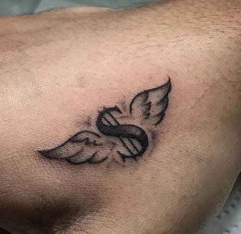 Small Money Tattoo, Tato Simple, Tattoos Masculinas, Monarch Butterfly Tattoo, Tatuagem Masculina Pequena, Basic Tattoos, Money Tattoo, Natural Red Hair, Chicano Art Tattoos