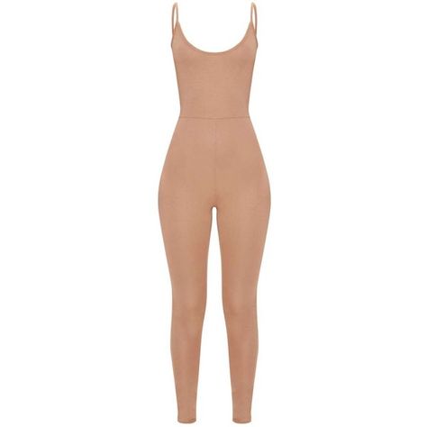 Chocolate Brown Scoop Neck Backless Jumpsuit ($25) ❤ liked on Polyvore featuring jumpsuits, jump suit, beige jumpsuit and backless jumpsuit Beige Jumpsuit, Strawberry Soda, Beige Suits, Backless Jumpsuit, Body Suits, Clothing Hacks, Romper Dress, Fashion Designs, Chocolate Brown