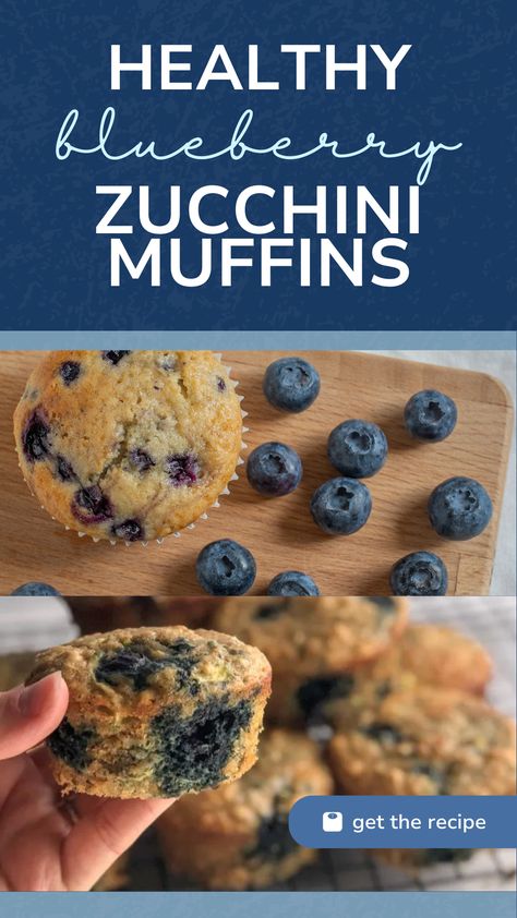 Indulge in the delightful fusion of flavors with these whole grain Blueberry Zucchini Muffins! Perfectly moist and packed with nutrients, these muffins make an excellent snack or a guilt-free dessert. Lower in sugar and calories than coffee-shop varieties, they're a fantastic way to use summer zucchini and blueberries! Explore the joy of healthy eating with this top pick from our healthy dessert collection. 💙 Zucchini Blueberry Muffins, Blueberry Zucchini Muffins, Blueberry Zucchini, Freezing Zucchini, Summer Zucchini, Healthy Blueberry, Zucchini Muffins, Guilt Free Dessert, Local Coffee