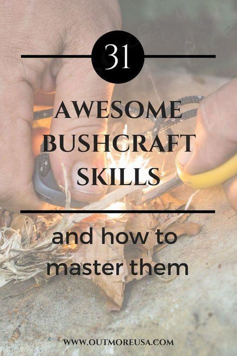 You think you have some bushcraft skills? But how many of these are you a master of? Here are 31 bushcraft skills to practice, from building a survival shelter to finding water, hunting, trapping, navigating, and more! These are the most important bushcraft skills and how to survive in the woods. They are all important but by far the most important bushcraft skill is…
 ... daha fazla Bushcraft Building Ideas, Easy Bushcraft Projects, Bushcraft Projects Diy, Beginner Bushcraft, Bushcraft Homestead, Survival In The Woods, Survival Movies, Bushcraft Projects, Solar Still