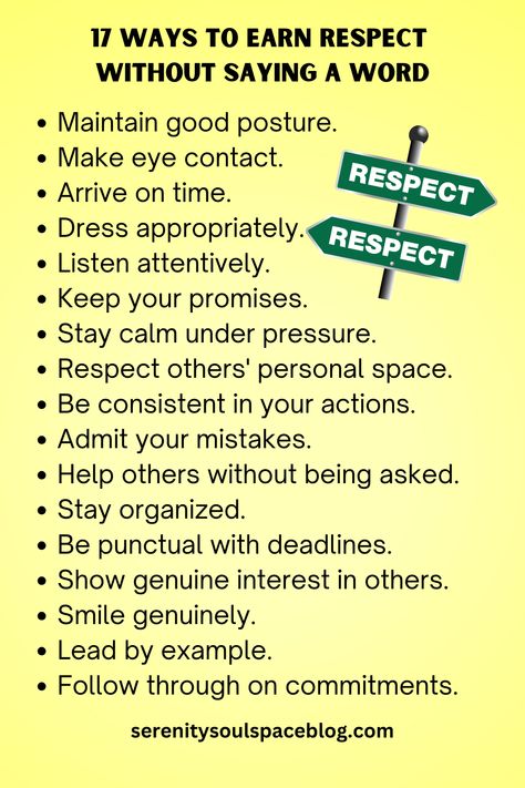 Your body language can say more than words ever could. Gaining respect is possible without even speaking. Mastering non-verbal communication, like good posture and strong eye contact, can help you project confidence and command attention in any setting. Learn how to use these 17 subtle cues to silently earn respect. How To Gain Respect, How To Command Respect, Personality Improvement, Types Of Communication, Earn Respect, Command Respect, Verbal Communication, I Never Lose, Life Changing Habits