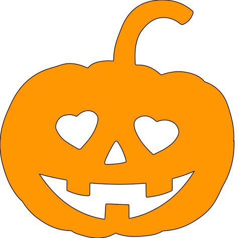 Pumpkin Carving Heart Eyes, Pumpkin Carving Ideas Heart Eyes, Pumpkin Carving Ideas Heart, Heart Eye Pumpkin Carving, Pumpkin Heart Eyes, Heart Eyes Pumpkin, Creative Pumpkin Decorating, Cute Pumpkin Carving, Kid Drawing